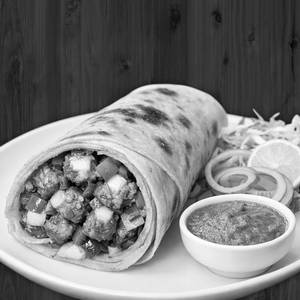 Soya chaap cheese chilli roll