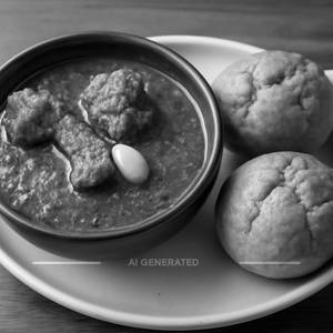 Mutton Tadka + Bati