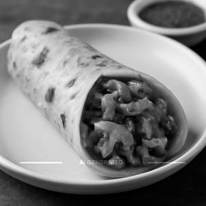 Mushroom Do Pyaza Roll
