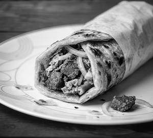 Beef with egg roll