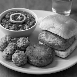Moong Bhajiya+Chole Tikki+ Vada Pav