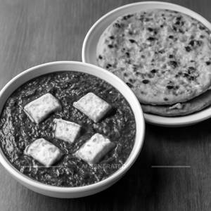 Palak Paneer+ 2 Missi Roti
