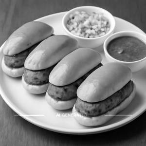 Veg hot dog (Pack of 4)