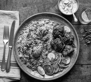 Chicken Biryani With Chicken 65