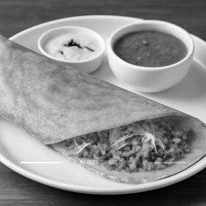 Schezwan Cheese Paneer Dosa