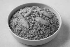 Singapore Chicken Fried Rice