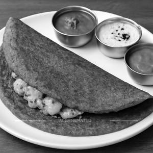 Ragi Palak Masala Dosa