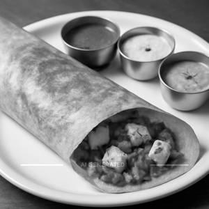 Paneer Onion Masala Dosa