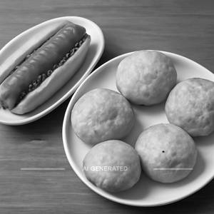 Hot Dog+Lasooni Kachori+ Moong Kachori+Matar Kachori + Aloo Kachori