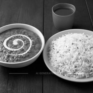 Jeera Rice+dal Makhni