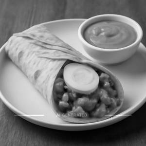 Egg Chicken  Makhani Shawarma