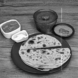 Chicken Salami Cheesy Paratha Taco