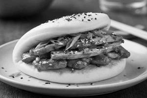 Spicy Korean Chicken Bao
