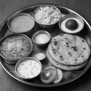 Indori Sev Tamatar Thali