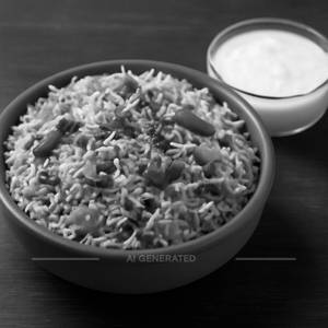 Dum Biryani with Curd [500 ml]
