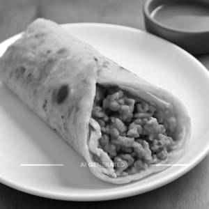 Egg Chicken  Shawarma Roll