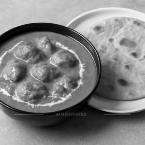 1 Boneless Butter Chicken + 1 Plain Roti                                                          