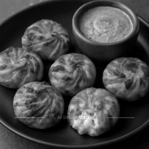 Cheese Corn Tandoori Momos [6 Pieces]