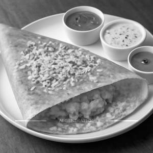 Cheese Onion Masala Dosa