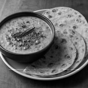 Dal Tadka with 4 Roti  
