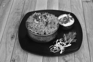 Dum Mushroom Biryani