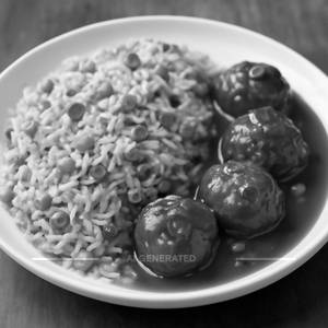 Fried Rice+ Rice Manchurian