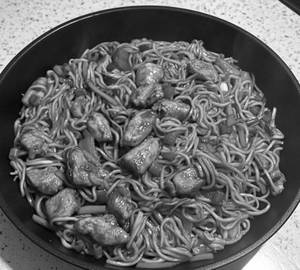 Chicken noodles