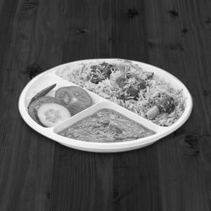2Pcs Mutton Bhuna+Pulao Half Plate