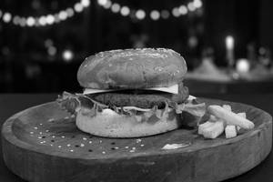 Double Cheese Lamb Burger