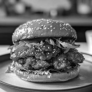 Korean Chicken Burger