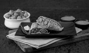 Soya Tikka Masala Whole Wheat Tortilla Wrap : 25 Gms Protein
