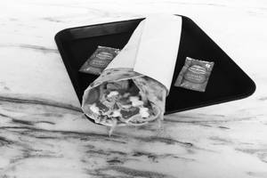 Egg Masala Kathi Roll