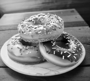 Dark chocolate doughnut [100 grams]