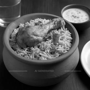Chiken matka biryani
