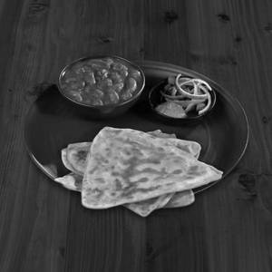 Rajma Laccha Paratha 2 Mini Thali.