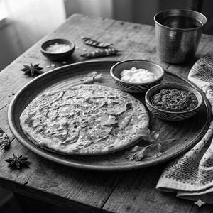 1 Plain Paratha