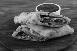 Overloaded Egg Kathi Roll
