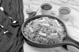 Paneer Burnt Garlic Fried Rice