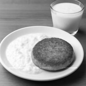 Sada Tikkiya with Curd