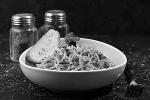 Non Veg Spaghetti Aglio Olio