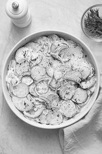Cream Cucumber Salad