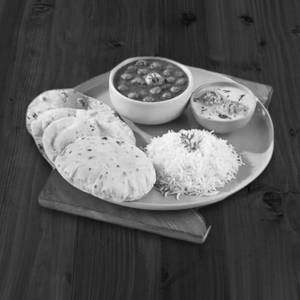 Punjabi Chole Masala Thali.