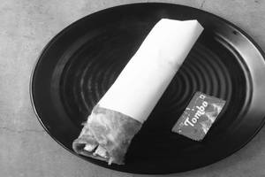 Chilly Garlic Chaap Kathi Roll