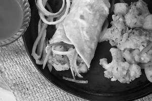 Maggi Masala Aloo Kathi Roll