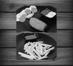 French Fries Small + Chicken Ala Kiev Nos 1
