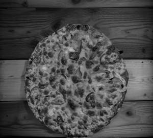 Double cheese pizza