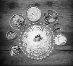Bengali Mutton Kosha Thali (8 Item) (2Ps+Alu)