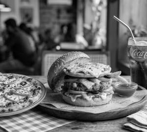 Single Onion + Veg Burger+750Ml Cold Drink
