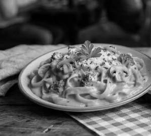 Red sauce pasta