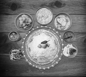 Bengali Rui fish thali